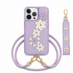 Daisy Garden Wallet iPhone Case with Straps – product image 5
