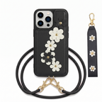 Daisy Garden Wallet iPhone Case with Straps – product image 7