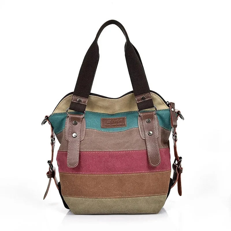 Colorful Leather Women's Bag