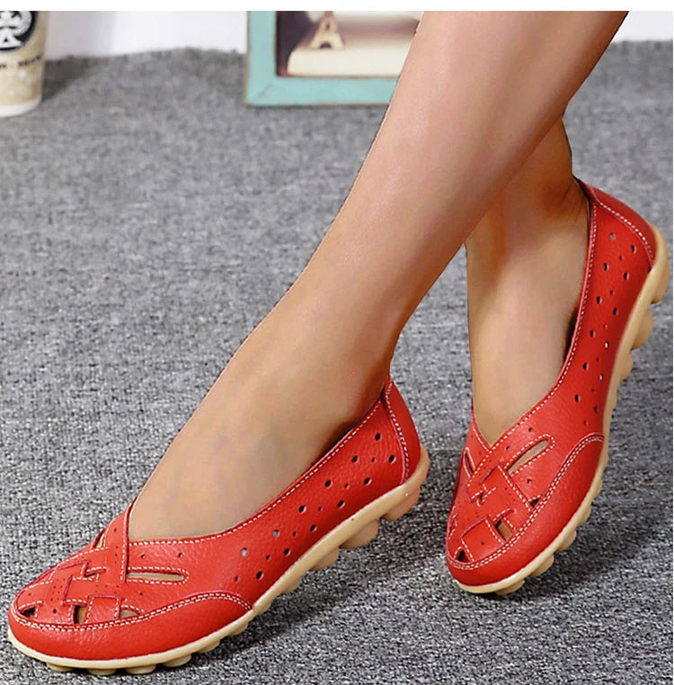 Breathable Leather Loafer