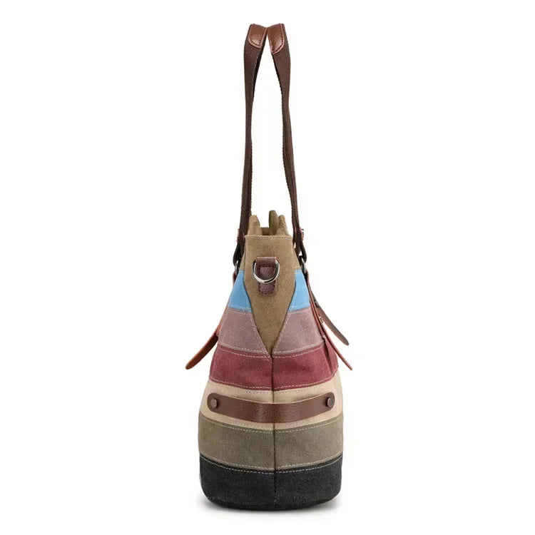 Colorful Leather Women's Bag