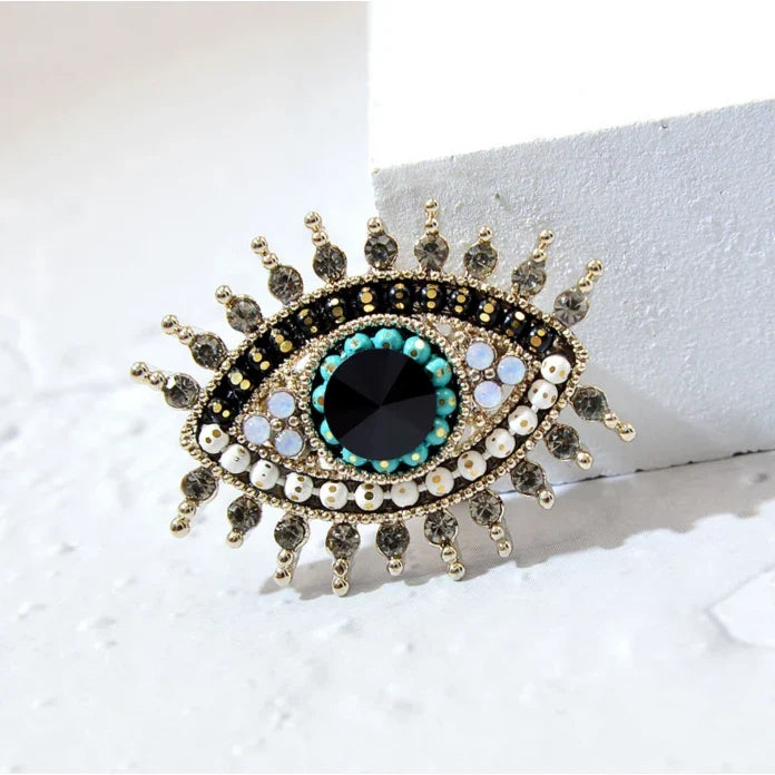 Crystal Statement Brooch