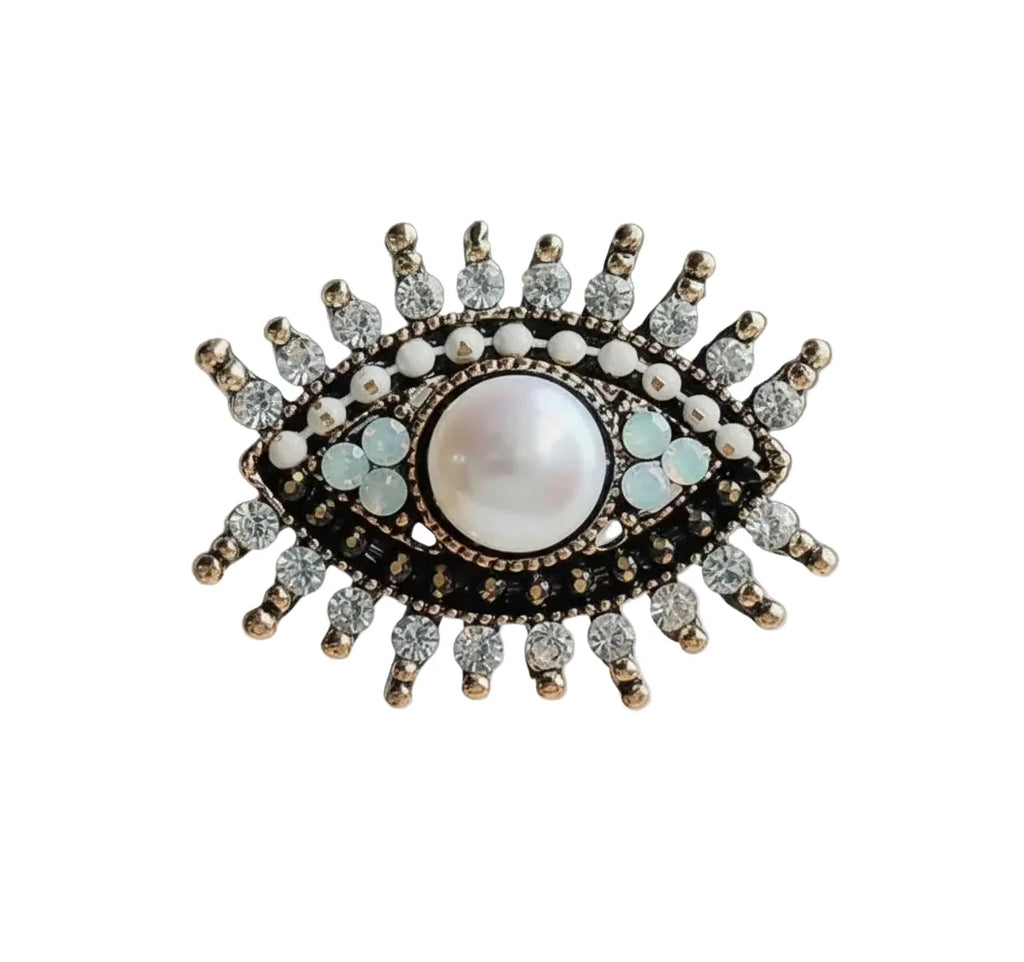 Crystal Statement Brooch