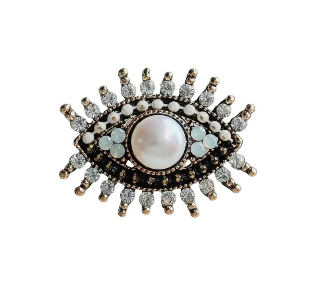 Crystal Statement Brooch