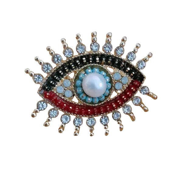 Crystal Statement Brooch