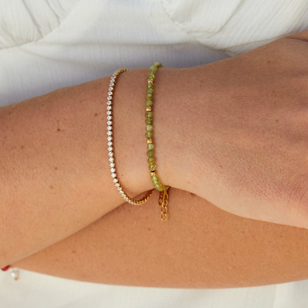 Golden Zirconia Bracelet