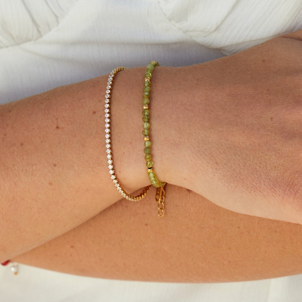 Golden Zirconia Bracelet