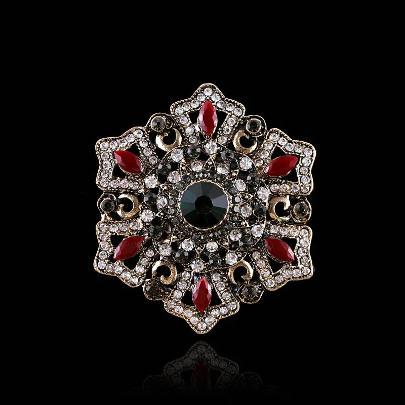 Vintage Geometric Brooch