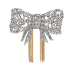Vintage Tassel Bow Brooch