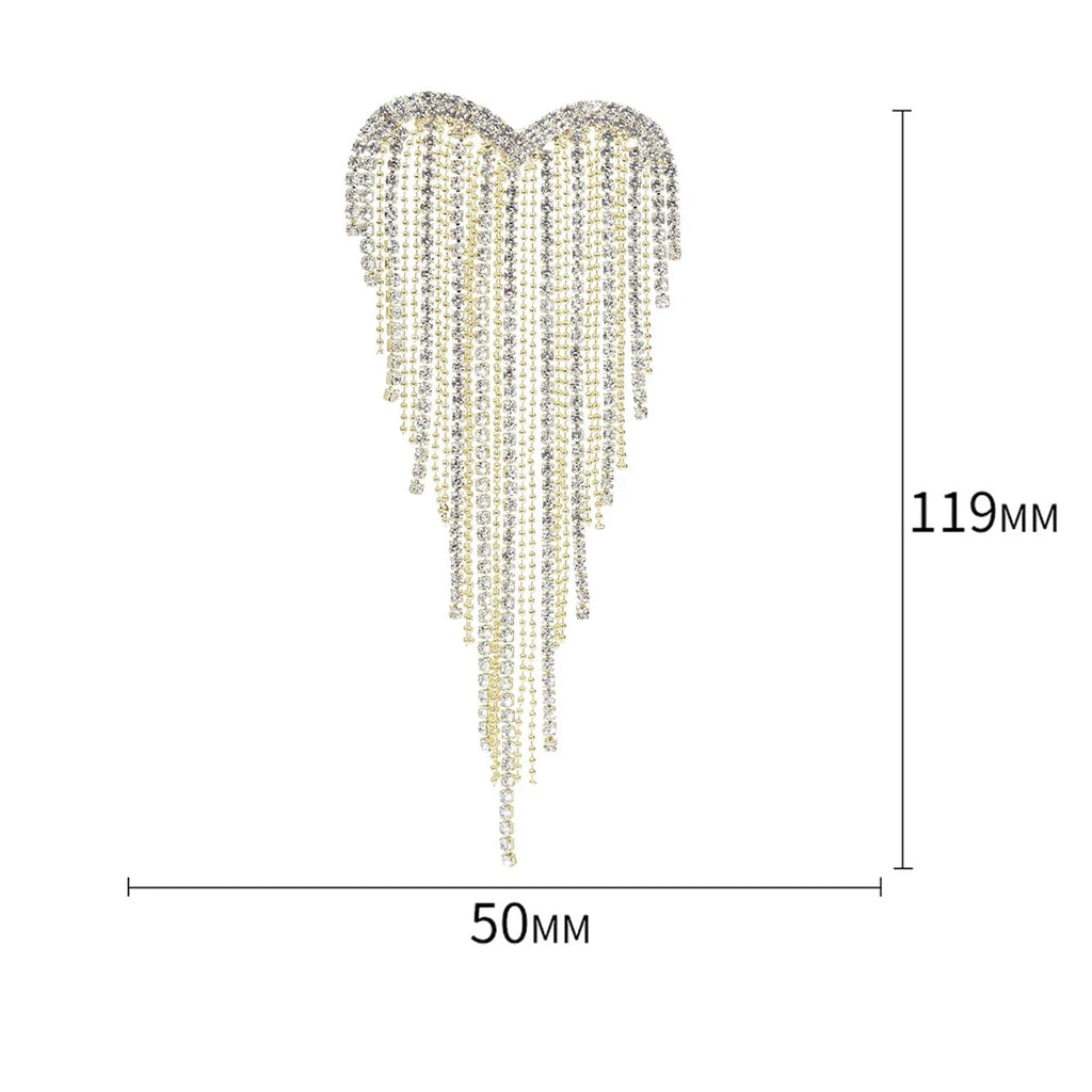 Tassel Heart Brooch