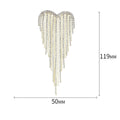 Tassel Heart Brooch