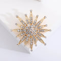 Royale Crystal Sun Brooch