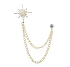 Crystal Star Brooch