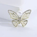 Crystal Butterfly Brooch