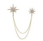 Crystal Star Brooch