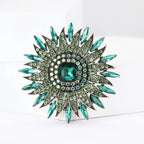 Crystal Sunflower Brooch