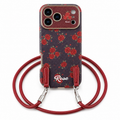 Bordeaux Garden iPhone Case with Strap – product image 1