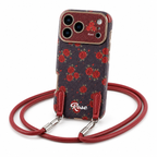 Bordeaux Garden iPhone Case with Strap – product image 2
