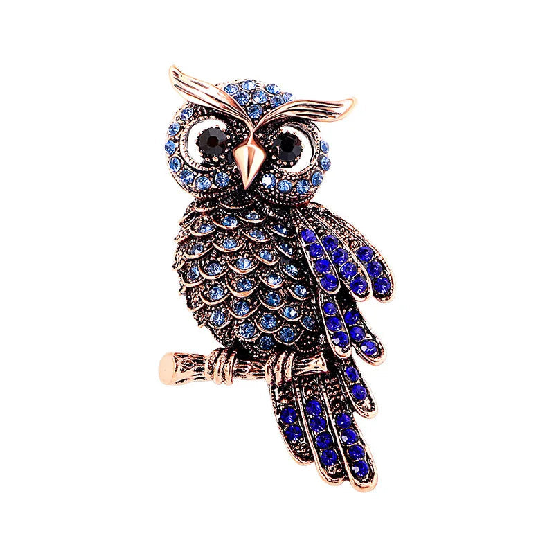 Crystal Owl Brooch – product view