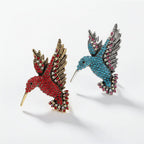 Crystal Hummingbird Brooch – product view