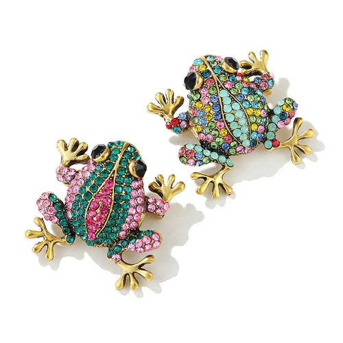 Crystal Frog Brooch – product view