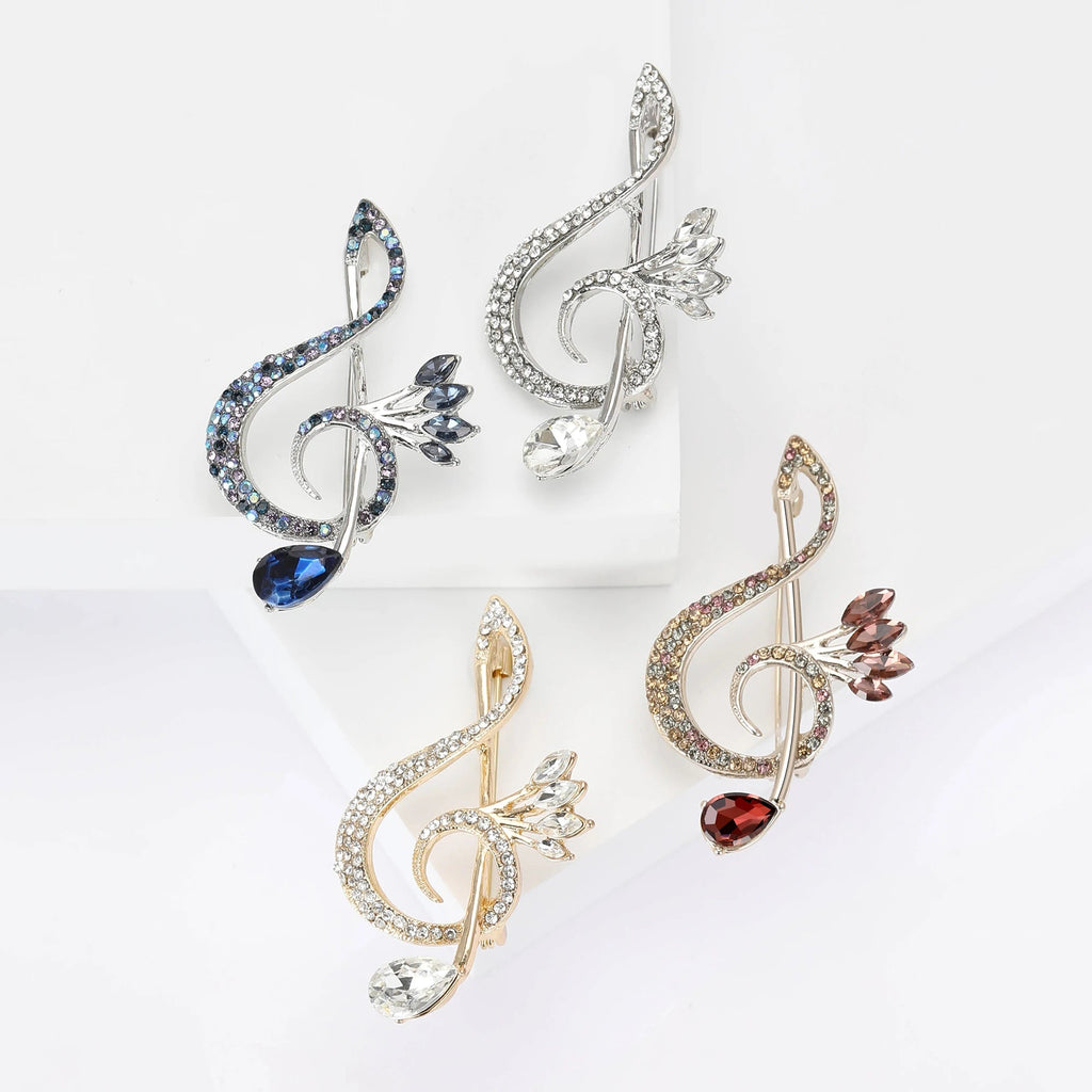 Treble Clef Brooch – product view