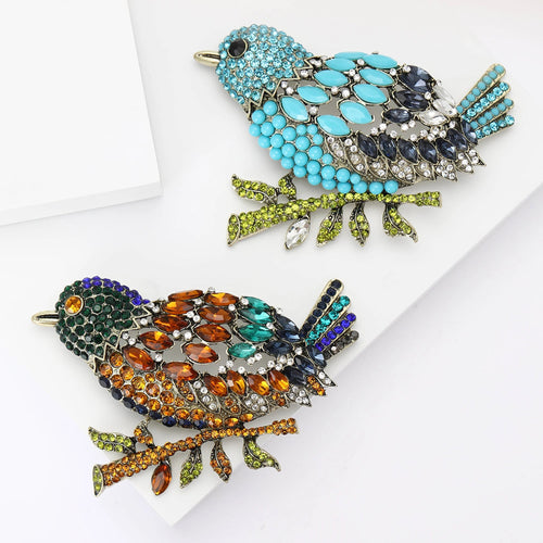 Crystal Bird Brooch – product view