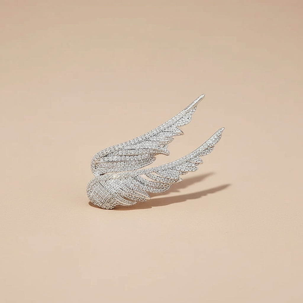 Crystal Wing Brooch – product view