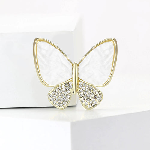 Crystal Butterfly Brooch – product view