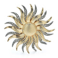 Crystal Sun Brooch – product view