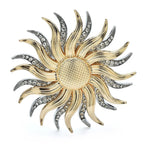 Crystal Sun Brooch – product view