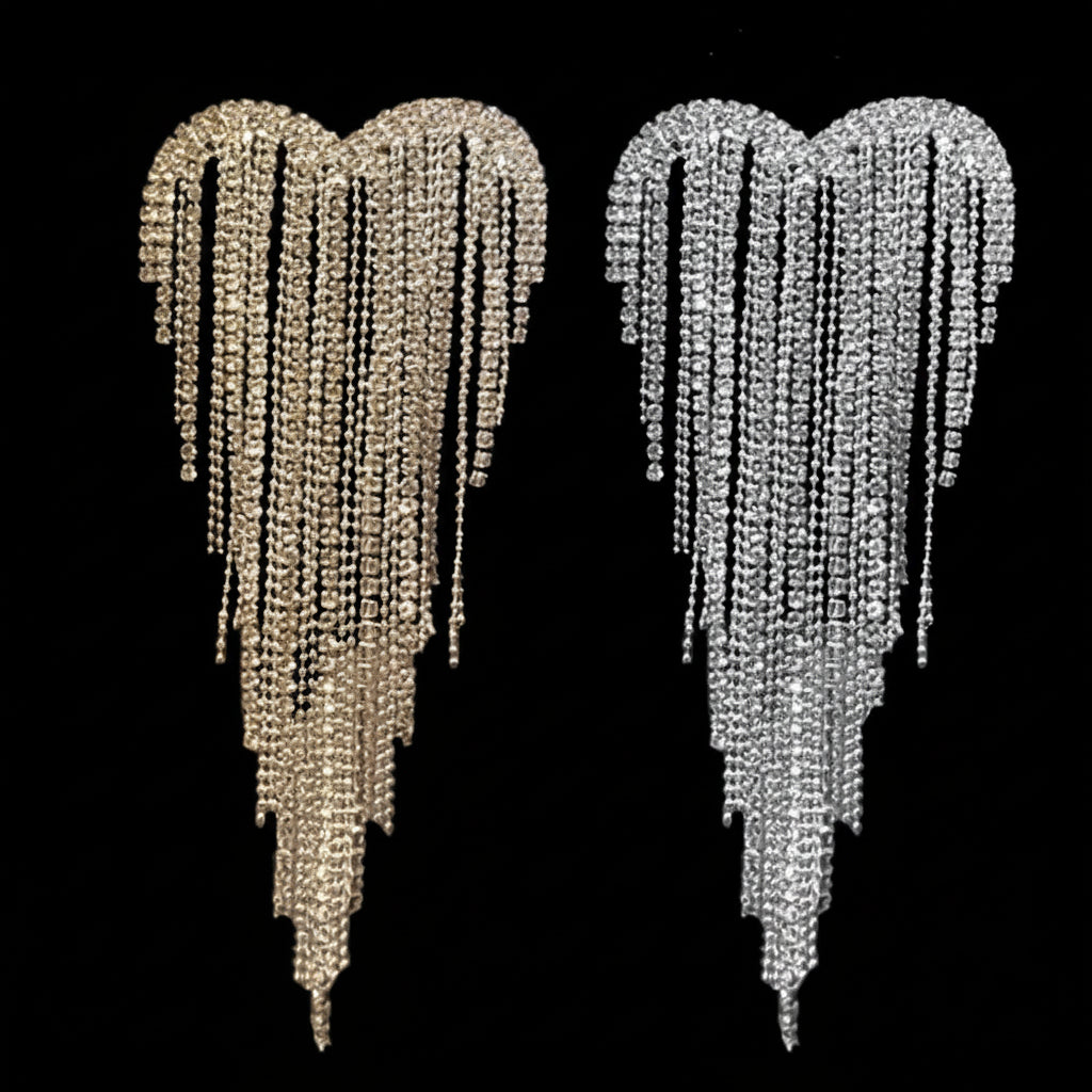 Tassel Heart Brooch – product view