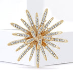 Royale Crystal Sun Brooch – product view