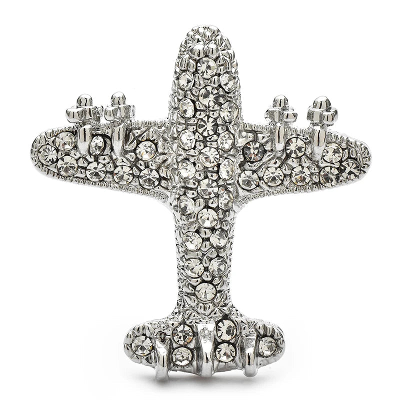 Aeroplane Brooch – product view