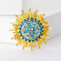 Crystal Sunflower Brooch – product view