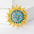 Crystal Sunflower Brooch – product view