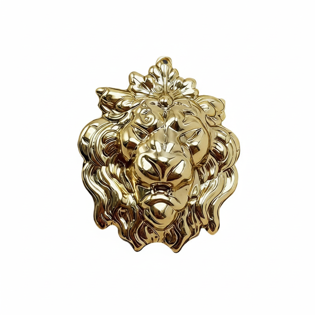 Lion Head Brooch – product view