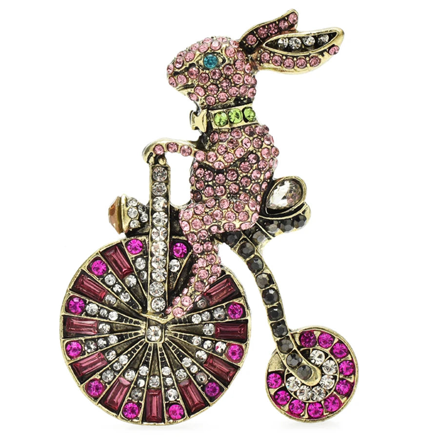 Crystal Rabbit Brooch – product view