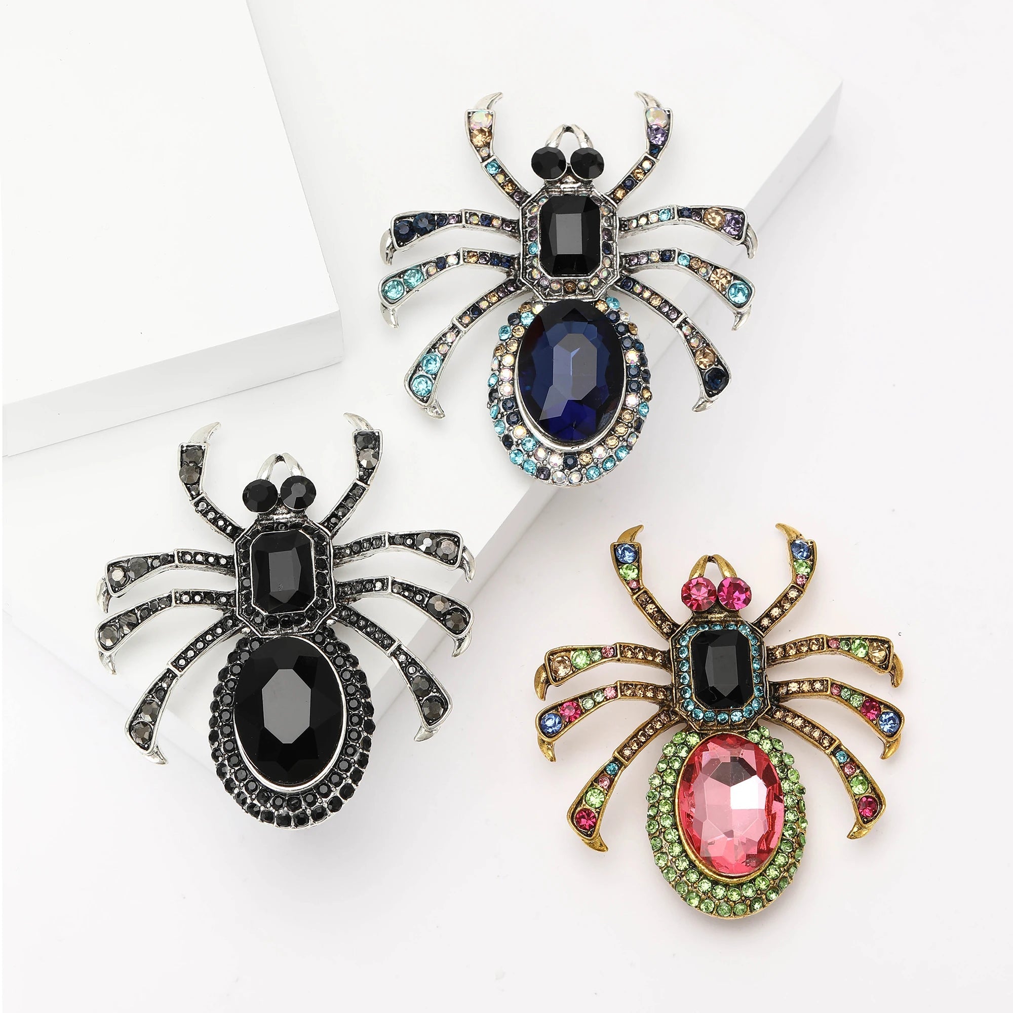 Crystal Spider Brooch – product view