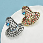 Vintage Crystal Star Brooch – product view