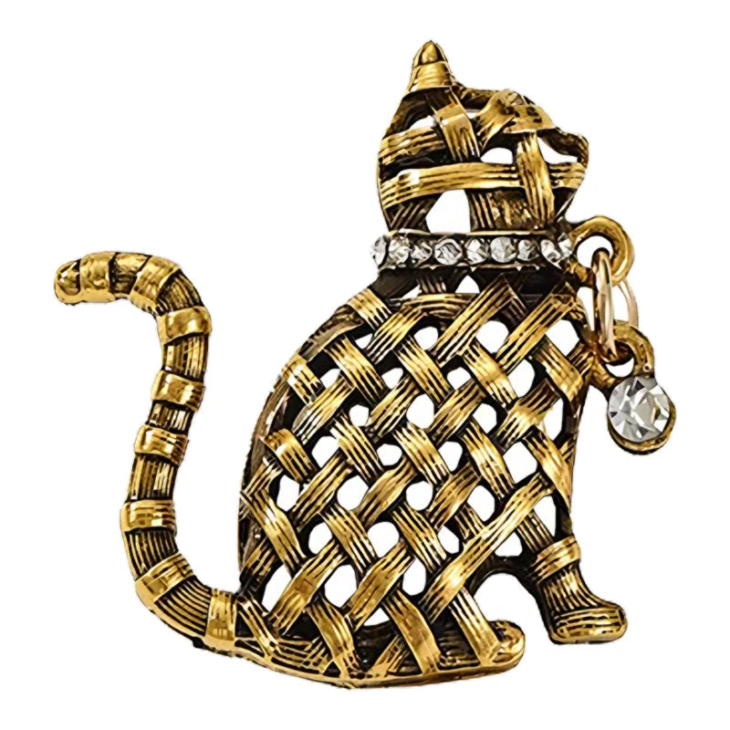 Vintage Cat Brooch – product view