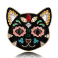 Crystal Cat Brooch – product view