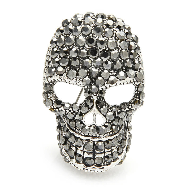 Crystal Skull Brooch – product view