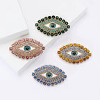 Crystal Evil Eye Brooch – product view