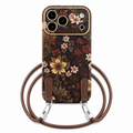 Vintage Garden iPhone Case with Strap – product image 1