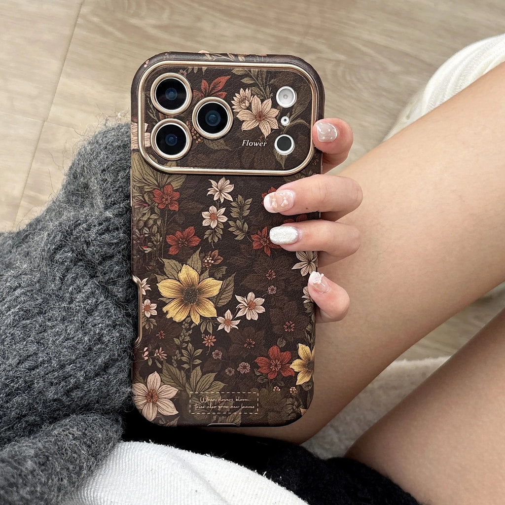 Vintage Garden iPhone Case with Strap – product image 3
