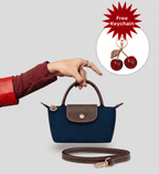 Mini Bag Elegance Blue - Get an exclusive keychain completely free