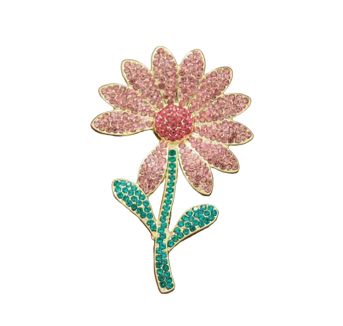 Crystal Daisy Brooch