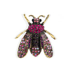 Crystal Bee Brooch