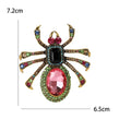 Crystal Spider Brooch